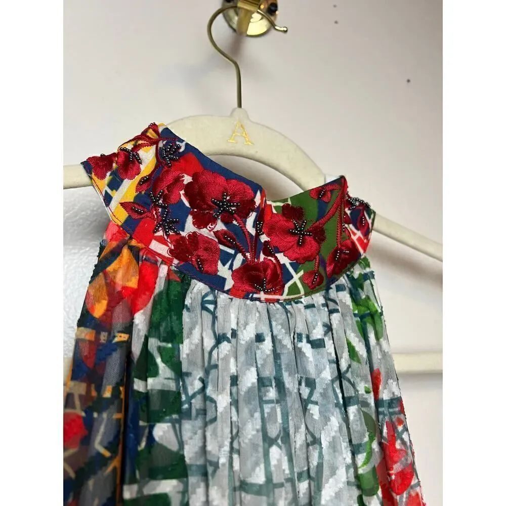 NWT Anthropologie Bhanuni by Jyoti Marilla Maxi Dress Sz. XS - Picture 7 of 9